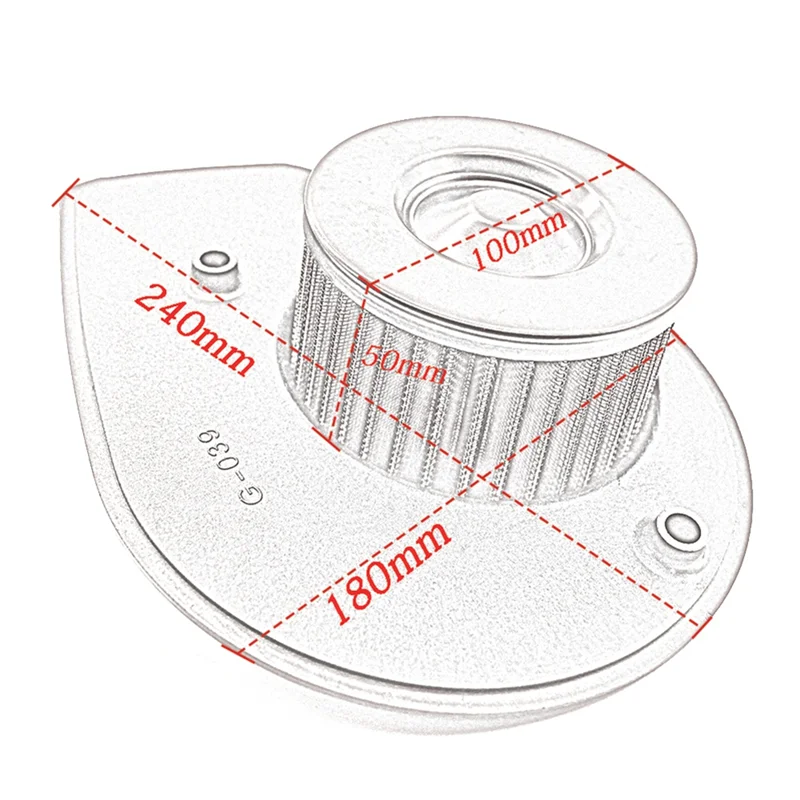 

Motorcycle High Flow Air Filter Elements Style Filter for Harley XG750 Street750 XG500 HD-4915