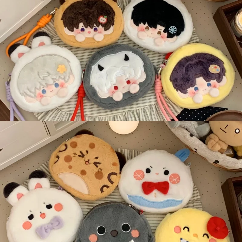 

Xavier Zayne Rafayel Sylus Caleb Love And Deepspace Fanart Omamori Lucky Charm Mini Coin Purse Card Holder Portable Storage Bag