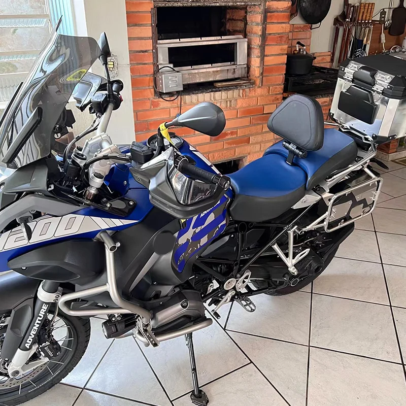 오토바이 조절식 핏 드라이버 등받이 쿠션, BMW R1200GS R1250GS 용, R1200 GS R1250 GS LC ADV 어드벤처 R 1200GSA 2014-2022