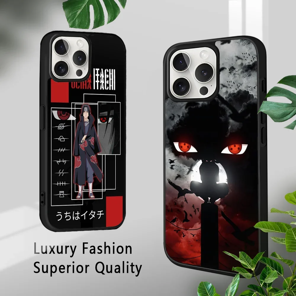 Narutos-Anime I-ITACHI Phone Case For iPhone 16 15 14 13 12 11 Pro Xs Max Mini Plus Celulares Hard Funda