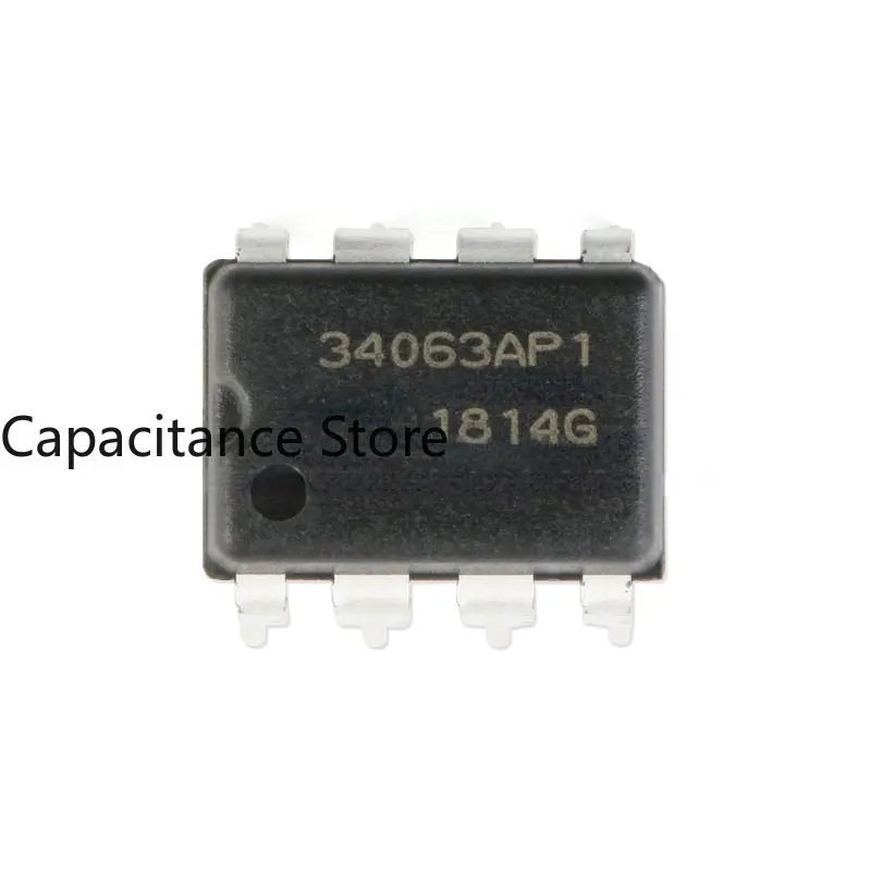 10PCS Original Genuine MC34063AP1G DIP-8 1.5A Buck/boost/inverting Regulator Chip