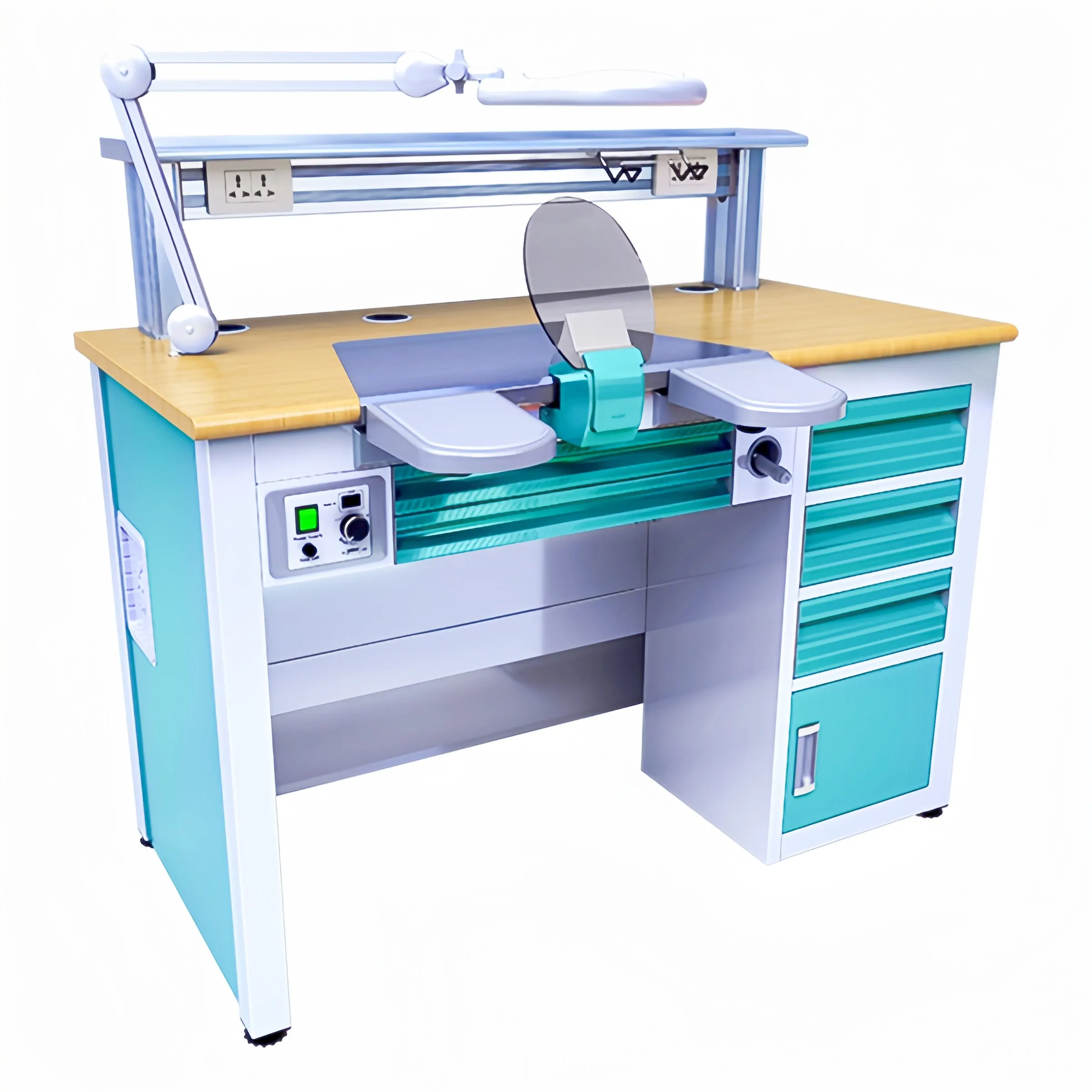 

Adjustable den tal Laboratory Desk den tal Lab Single/double Technician Working Station
