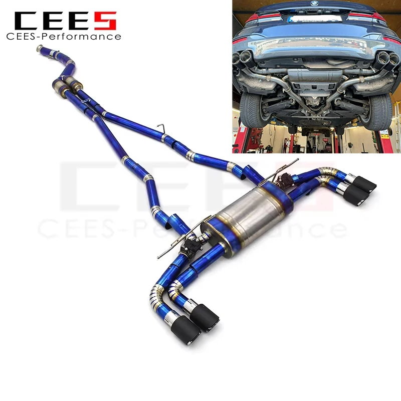 

cees Catback Exhaust for BMW 540i B48 G30 G38 530 540 2.0T/3.0T Racing Exhaust Pipe Lightweight Design Muffler Escape System