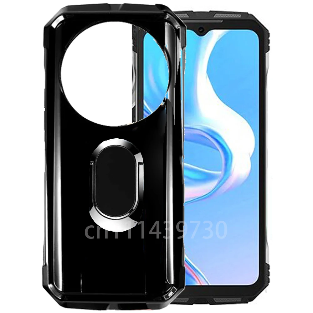 For DOOGEE V31 GT V30 Pro Case Ring Holder Soft TPU Kickstand Shockproof Glossy Cover For DOOGEE V31 GT Couqe Funda