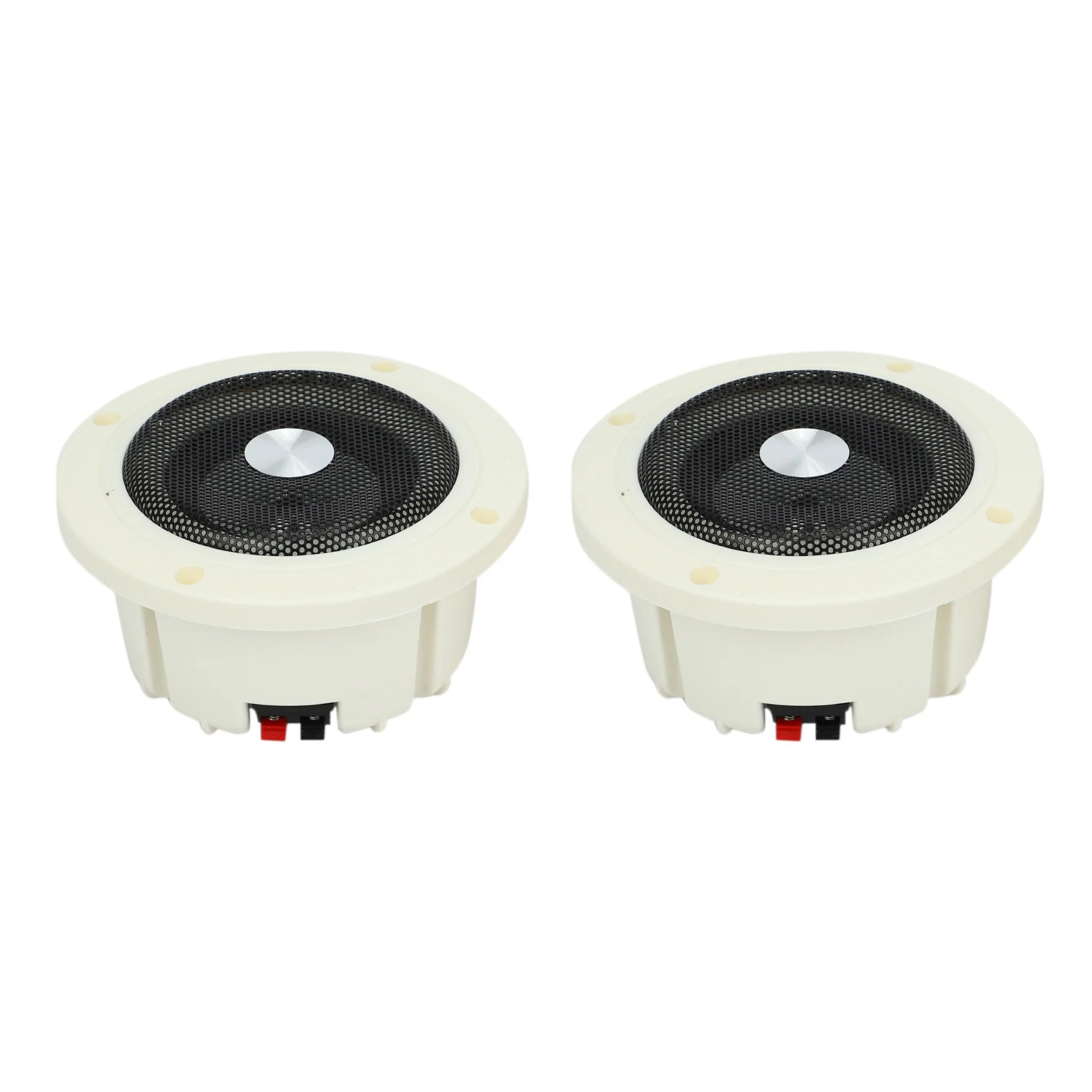 

1Pair Waterproof Marine Stereo Audio Speakers Wall Mount Ceiling Speakers Indoor Outdoor Music Player for Boat ATV UTV