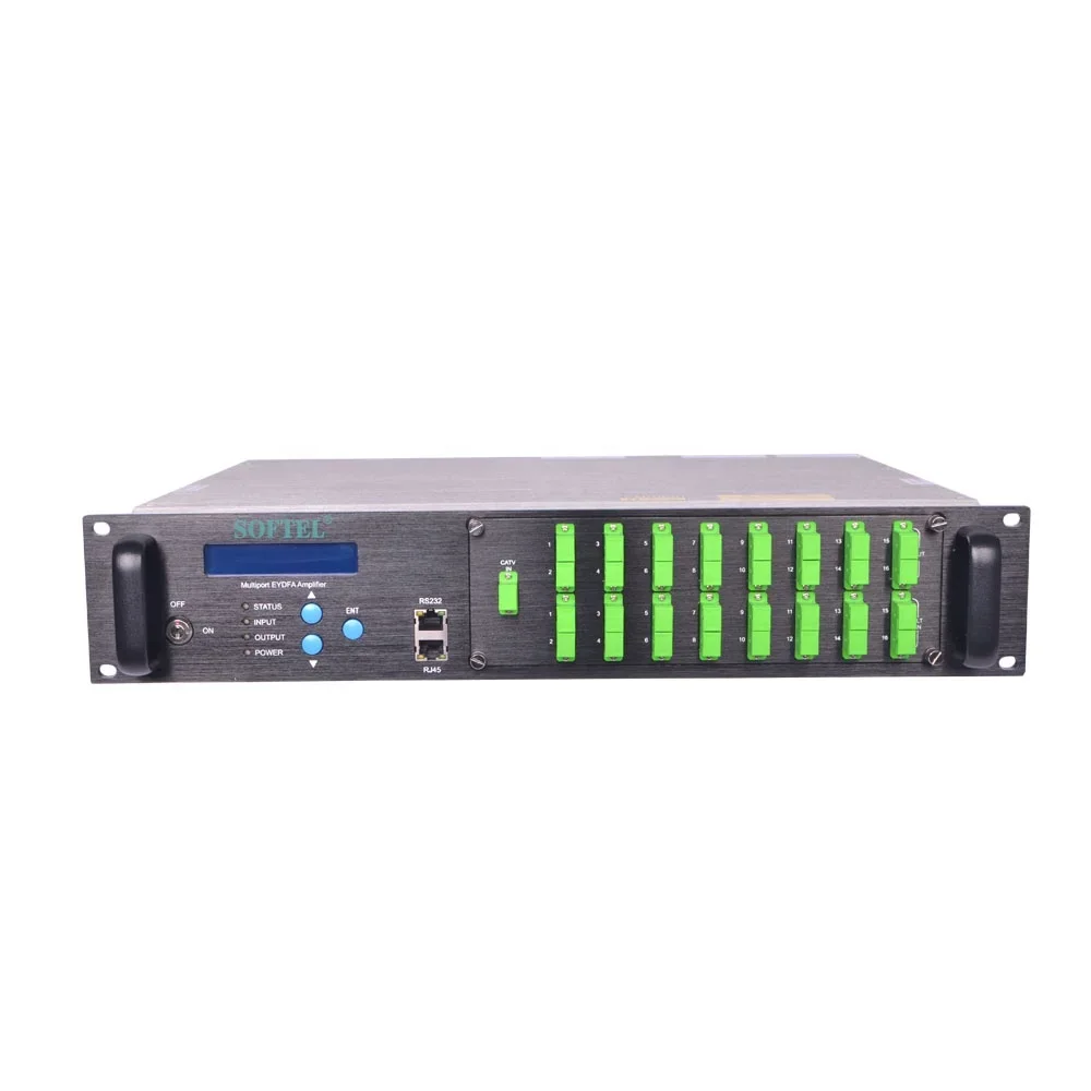 Softel 1550nm Verstärker Catv 23dbm 16 Port Edfa