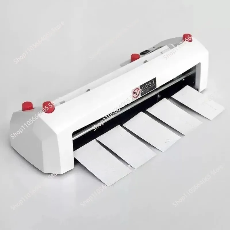 A4 size  90*54mm  electric card cutter  card  Heavy-duty fine-tuning electric business card cutting machine 1pcs