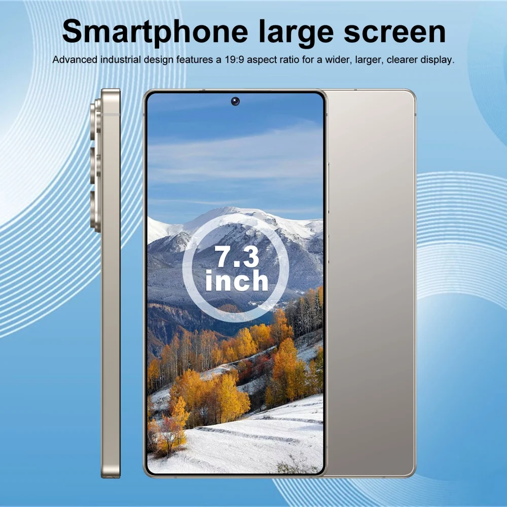K-Touch Mobile Phones For S26 Ultra Android 15 Smartphone Global Version 5G Dual Card Dual Standby Cell phone 7.3 Inch 16+48MP Camera 7800mAh Battery Face Unlocked Cellphones