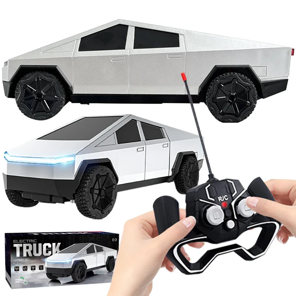 Tesla Cybertruck RC Car ของเล่นรีโมทคอนโทรลแบบชาร์จไฟได้ ของขวัญสําหรับเด็ก 6+