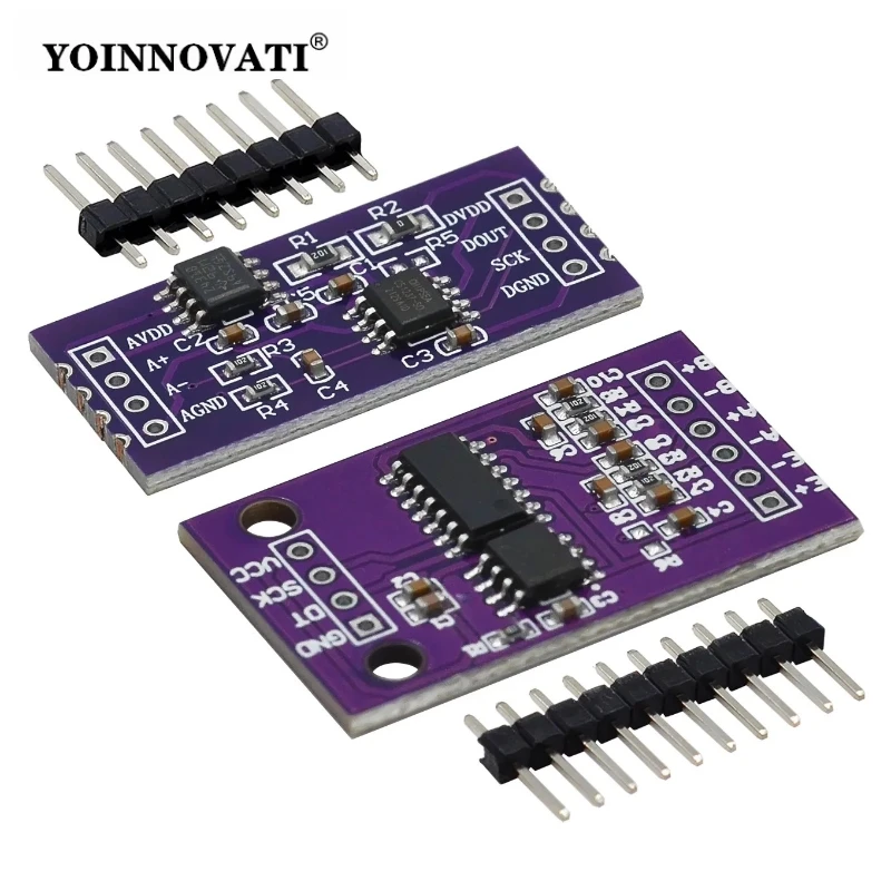CS1237 24-Bit ADC Weighing Module - Onboard TL431 Precision Reference, Single-Channel for Load Cell,CS1238 Dual Channel