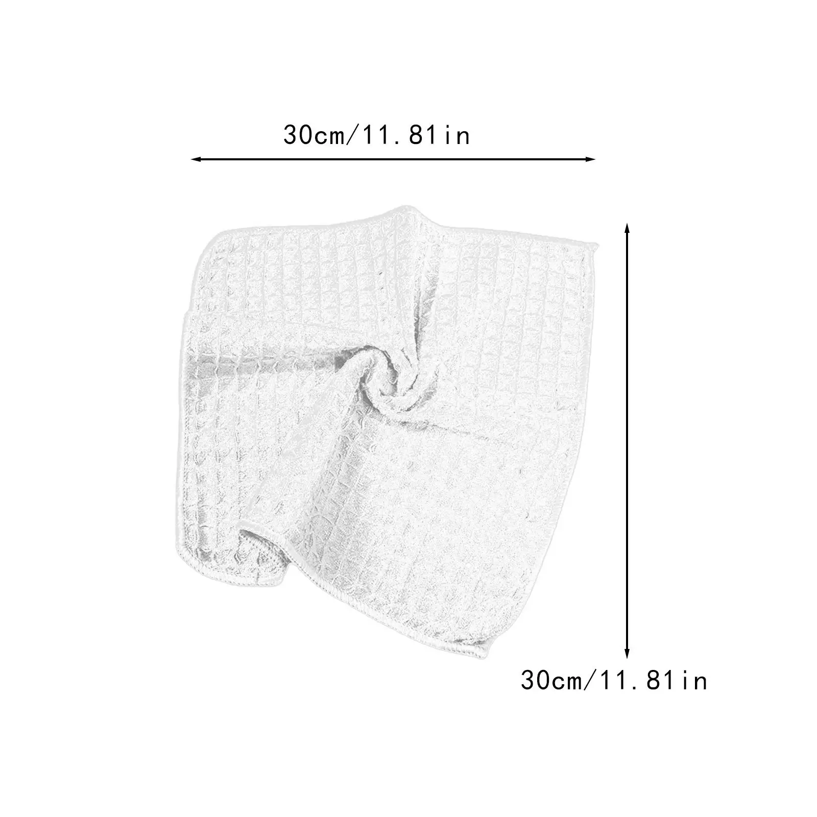 Soft Microfiber Cleaning Towel Multipurpose Dish Rag Durable Reusable Washcloth Fast Drying for Kitchen Bathroom Car Glass