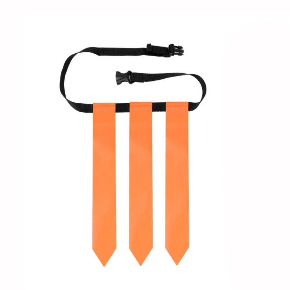 High Quality PVC American Football Waist Flag Multicolors with Storage Bag Football Belt Game Pull Flag Tear Flag
