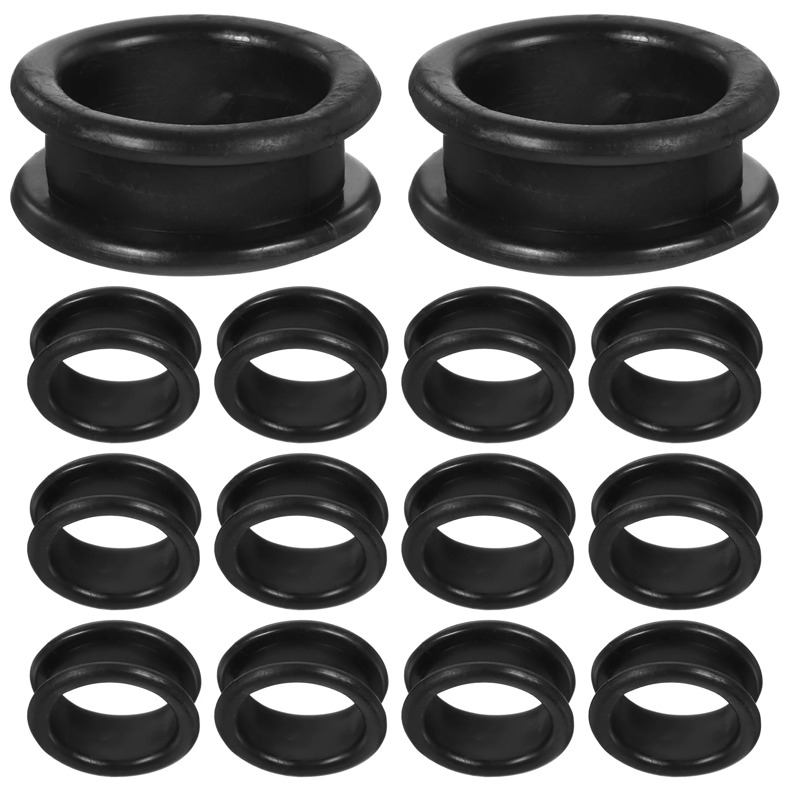 

20pcs Finger Ring Scissors Silicone Anti-Slip Comfortable Protective Inserts Hairdressing Shears Accessories Grooming Pets