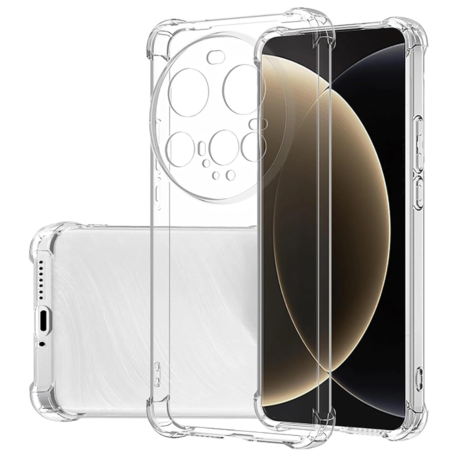Vier-Ecken Stoßfeste TPU-Hülle für Xiaomi 17 15 Ultra Mi 14 13 Ultra 5G Schutzhülle Transparente Capa Fundas Coque