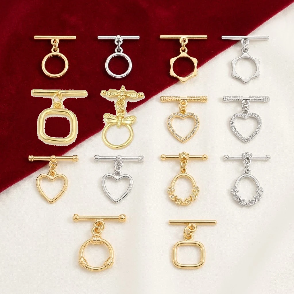 2Sets 18K Gold Plat…