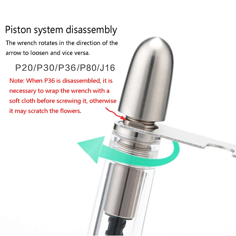 

Multifunction Removing Tools Wrench For Asvine P20 P36 P30 P50 V169 Piston And Vacuum Fountain Pens School Office Stationery