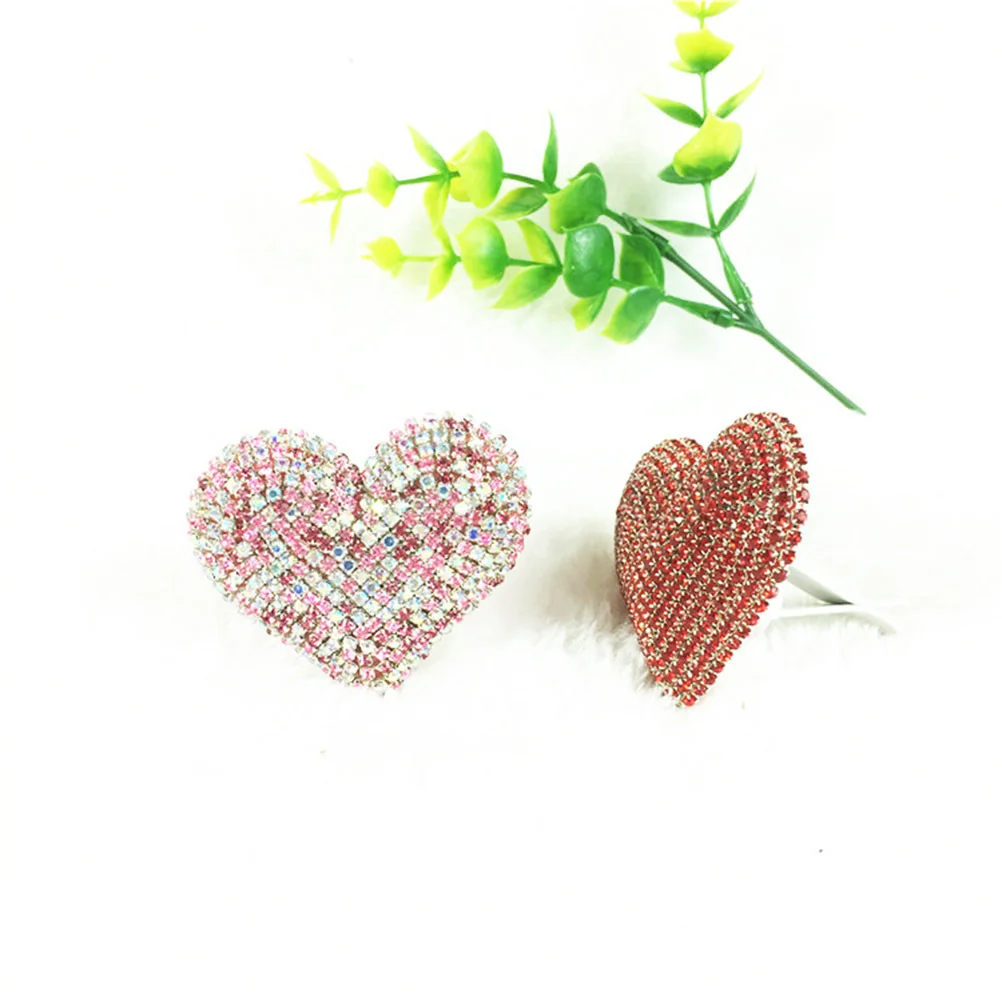 

Car Perfume Clip Heart Shape Rhinestone Colorful Mini Aromatherapy Diffuser Solid Perfume Auto Vehicle Dashboard Decoration