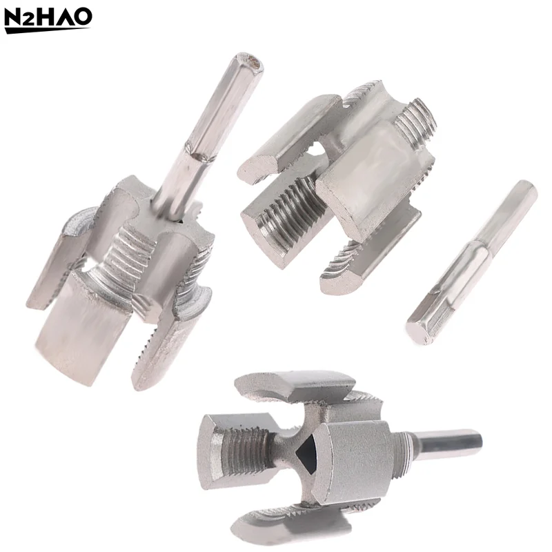 Pipe Thread Cutting Tool Electric Drill Compatible PVC Pipe Inner Outer Hole Threads Opener PVC Thread Maker Tool 1/2" 3/4" Tool