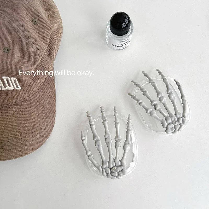 Skeleton Hand 3D Protective Case for Apple Airpods Max Headphones Cover Anti-scratch Soft Earphone Accessories