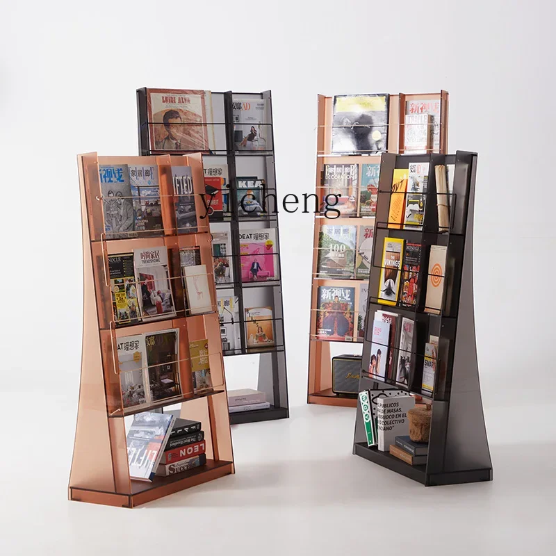 

TWR Modern Creative Acrylic Display Shelf Book Shelf Art Decorative Bookshelf