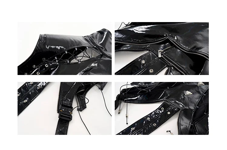 Men's Irregular Design Vest Jackets Men's 2025 Autumn New Outerwear Sleeveless Jackets Male Handsome Personality Loose Chic Tops