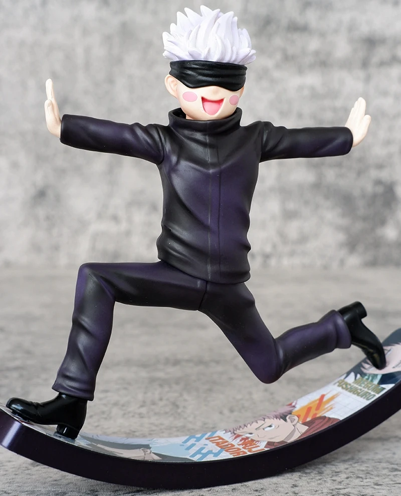 16 سنتيمتر Jujutsu Kaisen Gojo Satoru AndWobble GK تمثال أنيمي اليدوية عمل أرقام سطح المكتب حالة زينة زخرفية هدية #1