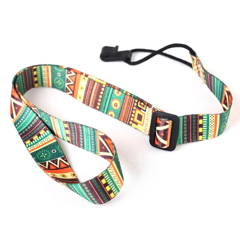 

Strap Guitar Strap Folk-custom Adjustable Nylon Colorful Vivid Style Hawaiian with Hook Strap Ukulele Guitar Accessories