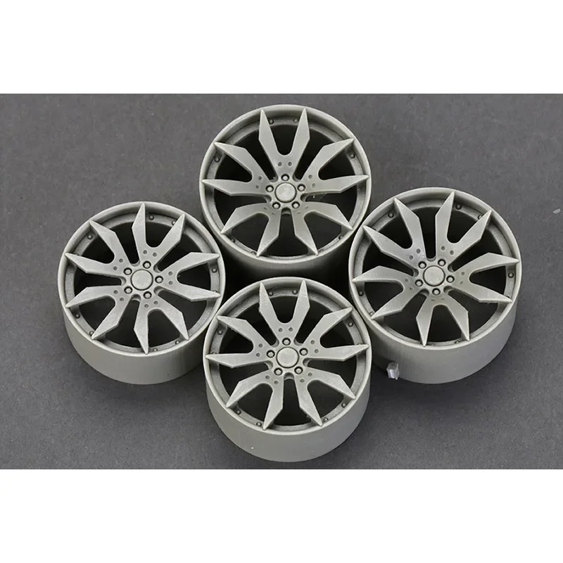 Hobby Design HD03-0389 1/18 Forgiato Artigmovies-ECL Wheels tative-up Set Hobbyist Gift Hand Made Arts for Professional Adults