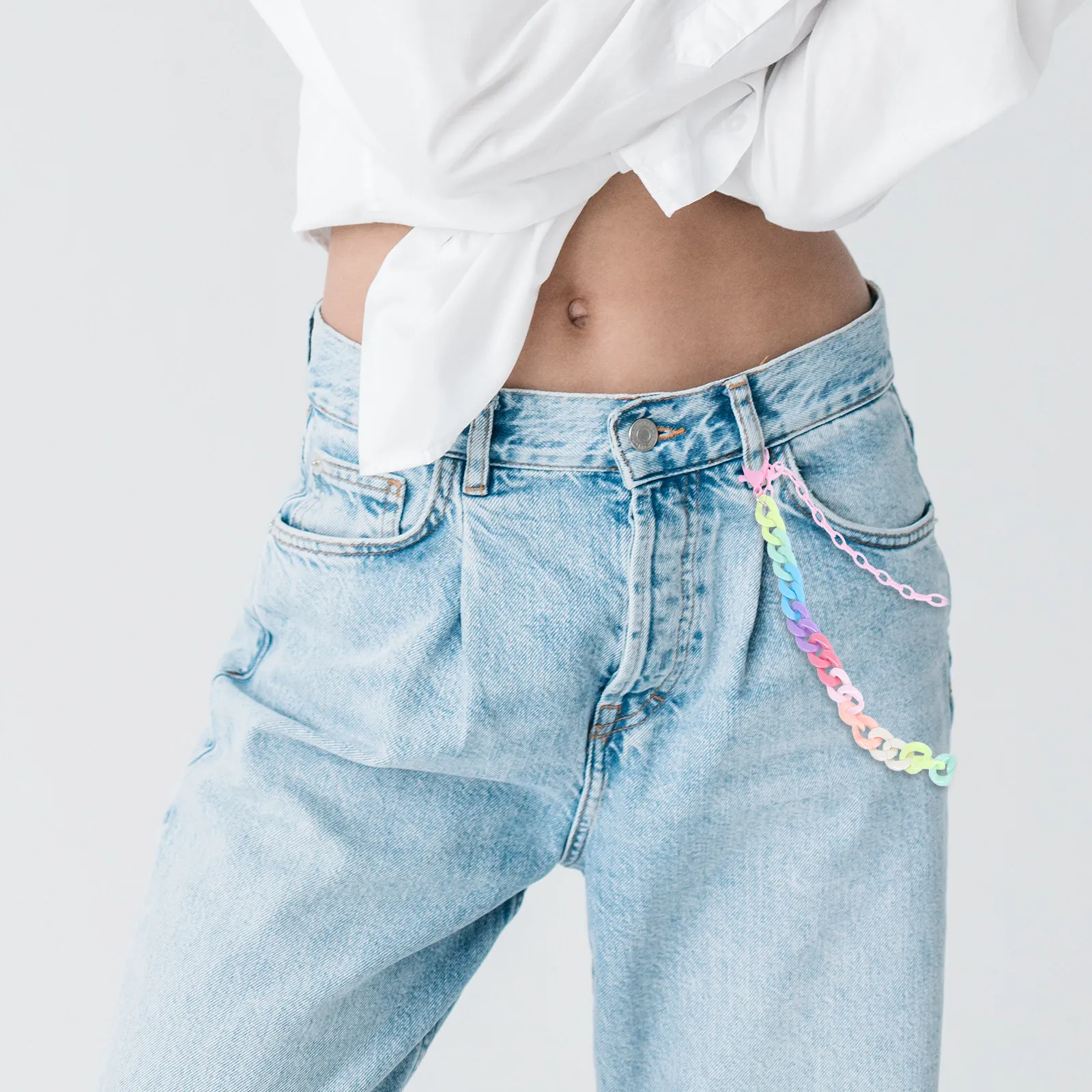 1Pcs Trendy Decorative Pants C - Body Jewelry Materials 评论和价格