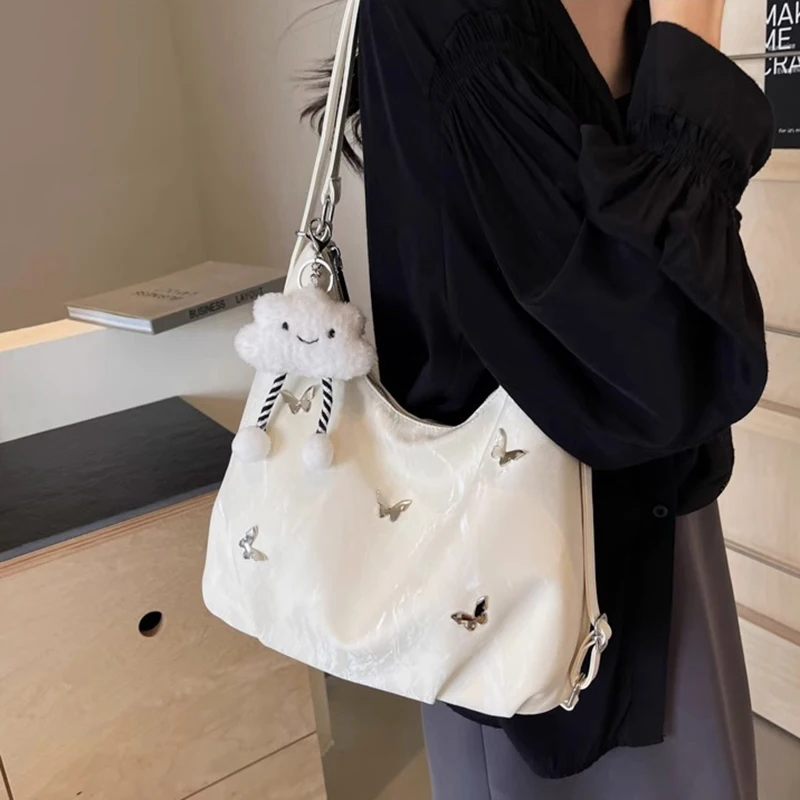 Large Capacity Spring and Summer Bag for Women New Fashionable Commuting Backpack Multi-purpose Single Shoulder Bucket Tote Bag