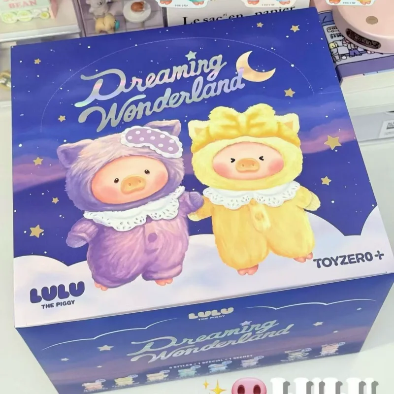 

Toyzeroplus Dreaming Wonderland Lulu Pig плюшевая виниловая кукла аниме фигурка пушистая подвеска сумка Декор для ключей Коллекционная подарочная слепая коробка