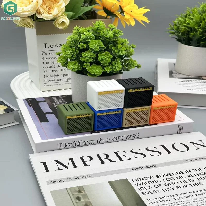 حامل اختيار جيتار محمول مطبوع ثلاثي الأبعاد مقاوم للماء والغبار منظم يختار التخزين وعرض الهدايا