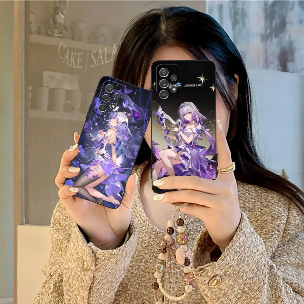 

Чехол для телефона Honkai Star Rail Castorice для Samsung Galaxy A56 55 54 53 52 51 36 35 34 23 16 15 5G Цветной чехол для мобильных телефонов
