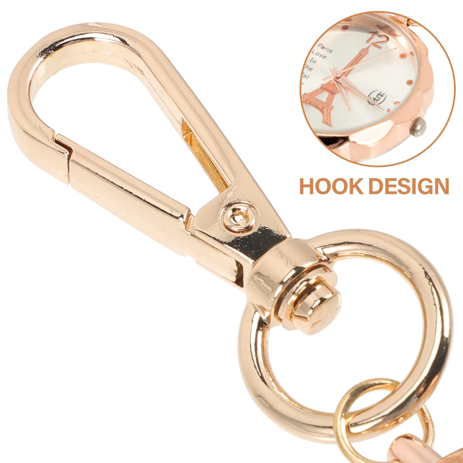 ساعة جيب ممرضة تتوهج في الظلام بمشبك على قلادة للنساء والرجال حزام الصدر للعمال في الهواء الطلق هدية عيد الميلاد والكريسماس #1