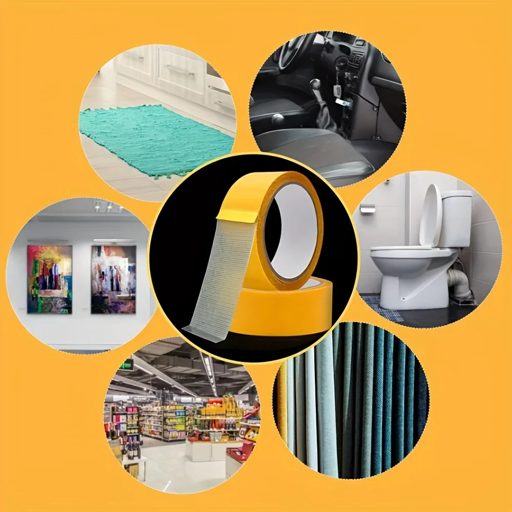 0 متر قماش شبكي قاعدة لاصق شبكة عالية اللزوجة شفافة على الوجهين الشريط الزجاج شبكة شريط لاصق من الألياف لاصق السجاد