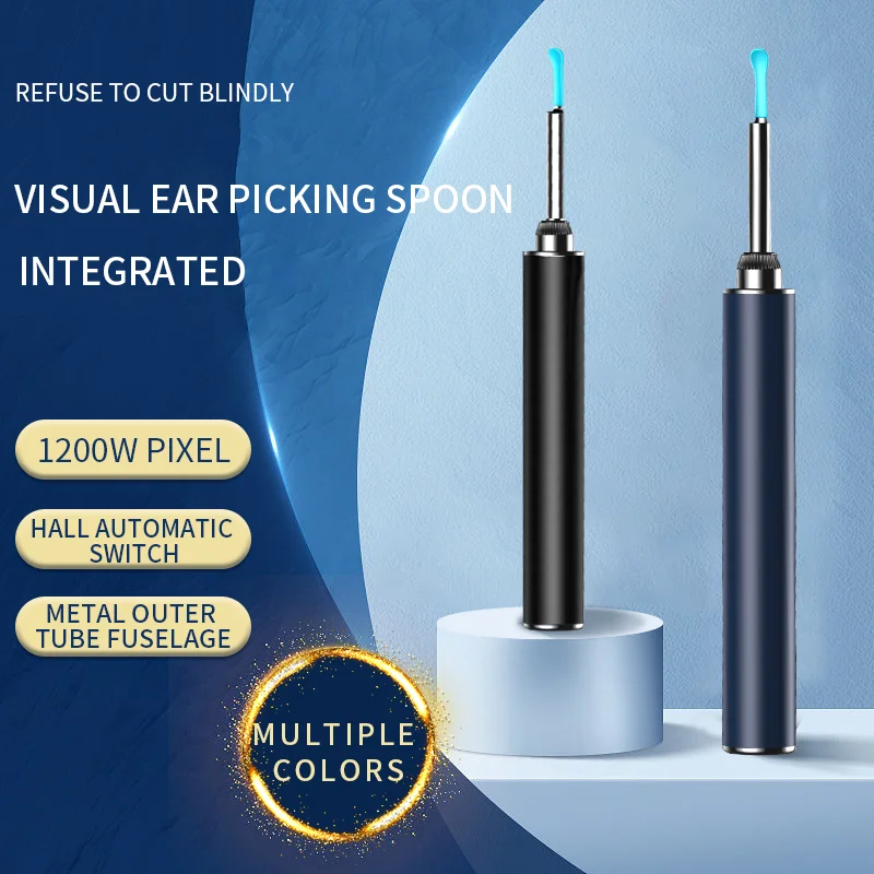 

New intelligent children's specific visual ear scoop with ultra high definition ear picking device for home cleaning and luminou