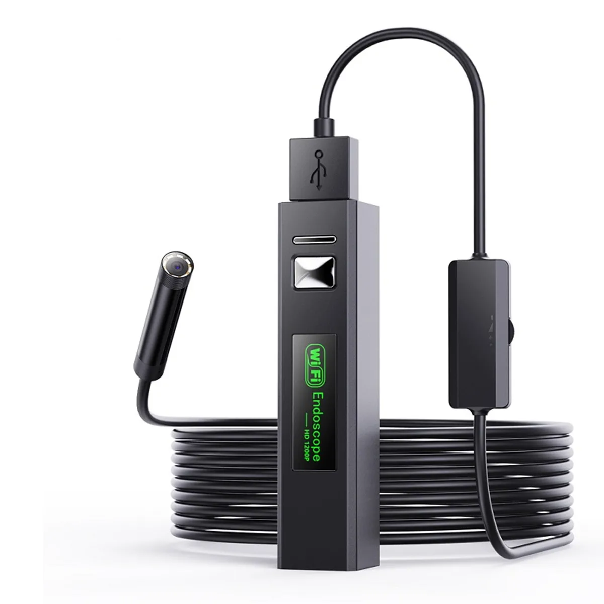 

2MP 1200P жесткий кабель WIFI эндоскоп водонепроницаемый IP66 CMOS бороскоп осмотр цифровой микроскоп камера отоскоп