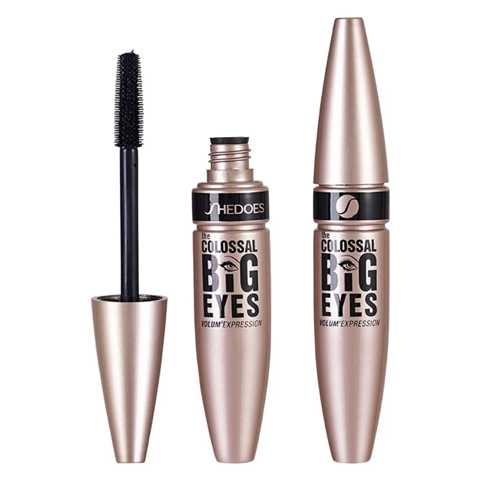 Rímel sem manchas, maquiagem para os olhos, silicone à prova de suor, escova macia, presentes para meninas