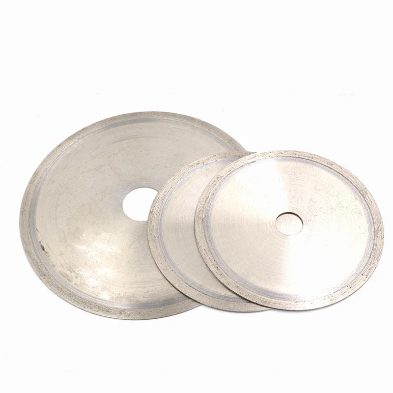 100 150 160 200 250 300 350 400mm Diameter Diamond Saw Blade Super Thin Big Size Jewelry Gem Circle Cutting Disc for Power Tool