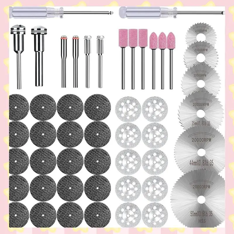 

AB51 50Pcs Rotary Tool Cutting Wheel Set For Rotary Tools Can Improve Work Efficiency And Bring The Best DIY Experience