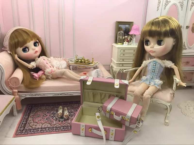 

BJD blythe bags accessories, mini bag retro backpack free shipping