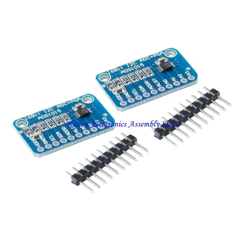 96GD Small ADS1015 12Bit Analog to Digital Converters Development Module