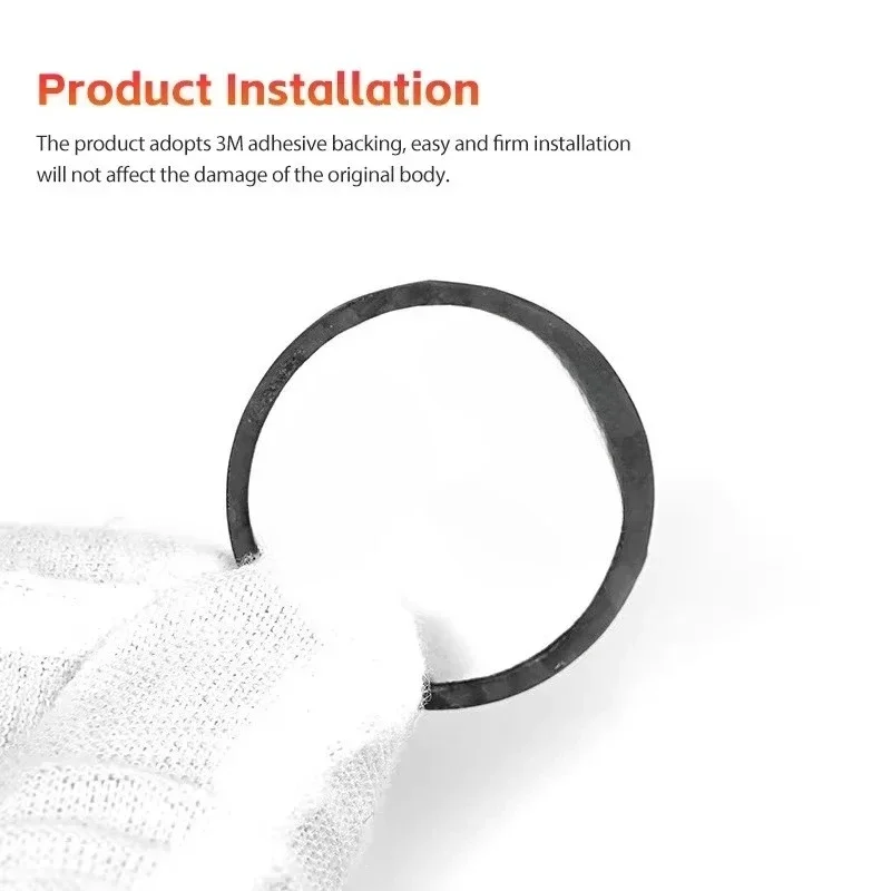 For Ford Bronco Real Dry Carbon Fiber 2021-2025 One-touch Start Switch Interior Decoration Modification Accessories Trim Cover