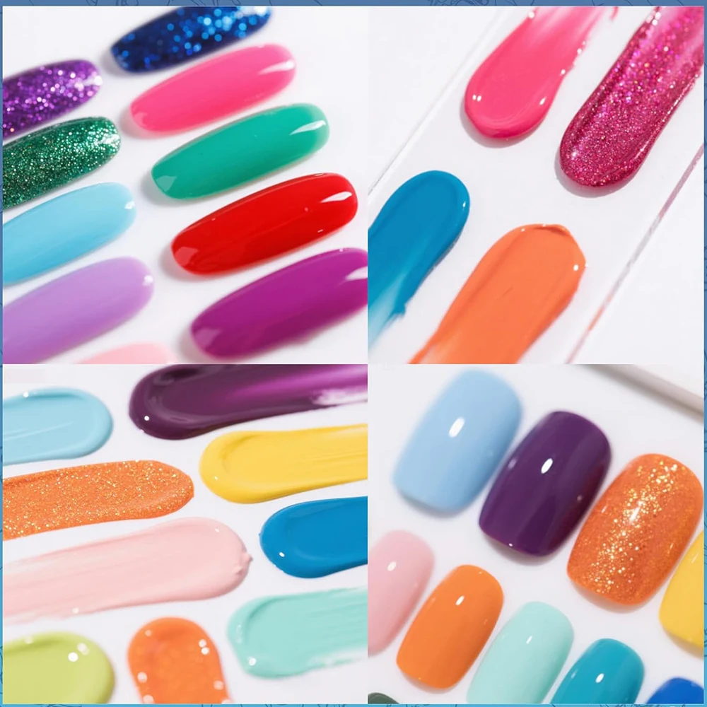 Nail Polish Set Non Toxic Kids Nail Polish Kit Water-Based Quick-Dry Peel-Off DIY Nail Art Kit Gifts for Halloween Christmas image 4