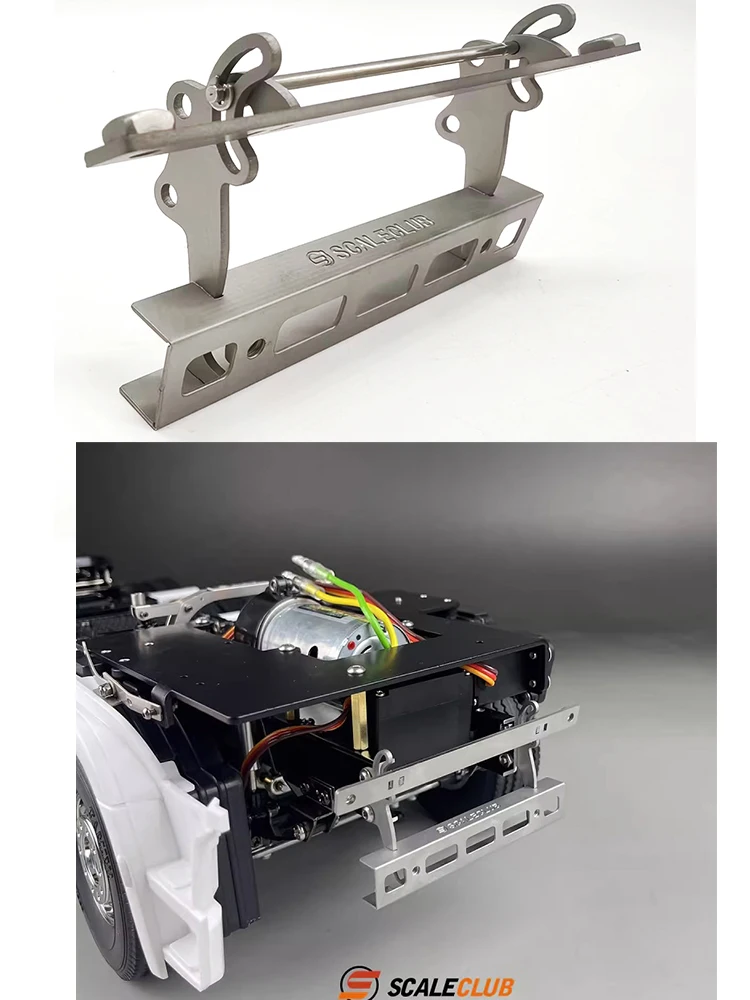 Scaleclub Modell 1/14 vordere Schwenkhalterung Klappscharnier für Tamiya Lesu für Scania Man Actros VOLVO Teile RC Zubehör – Detail 11