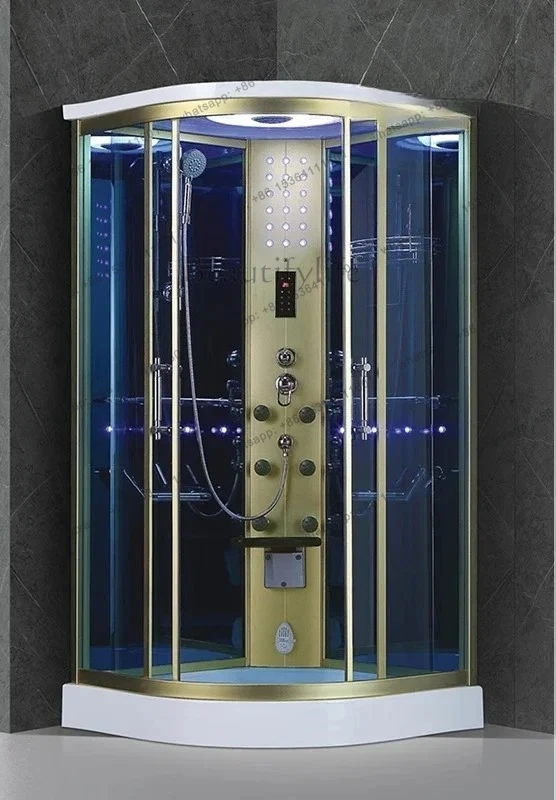 

Steam shower room integral bathroom household integrated sliding door dry and wet separation bath room fan