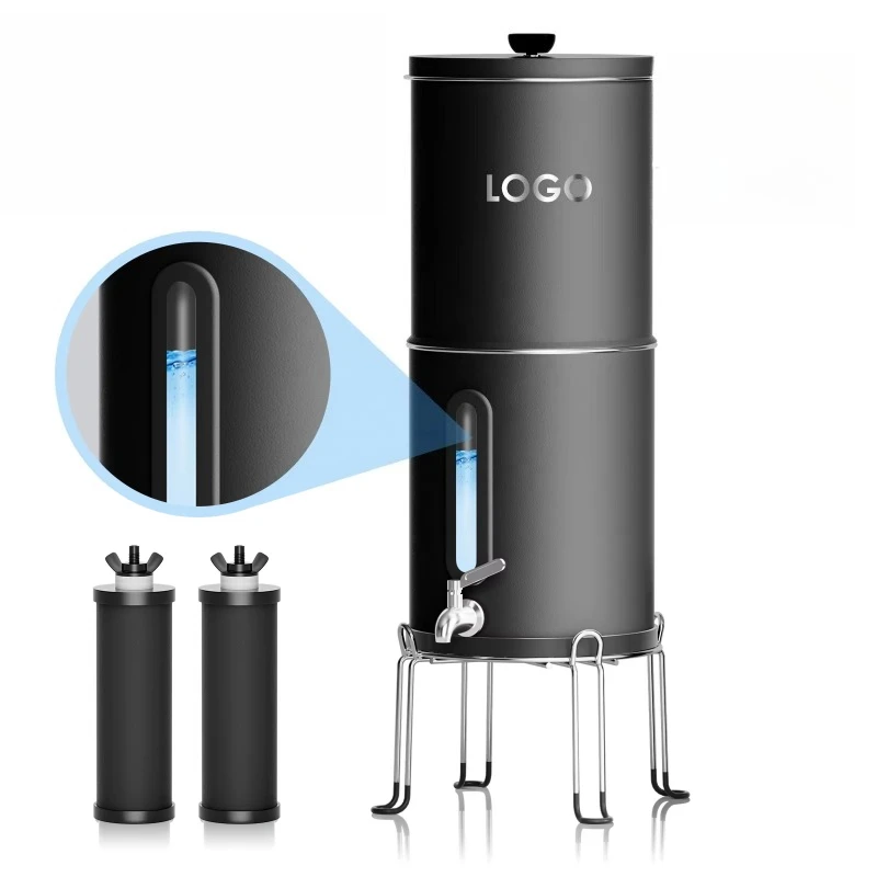 Patent Protection Design Gravity Water Supply Filtration System Household Stainless Steel Water Filtration System
