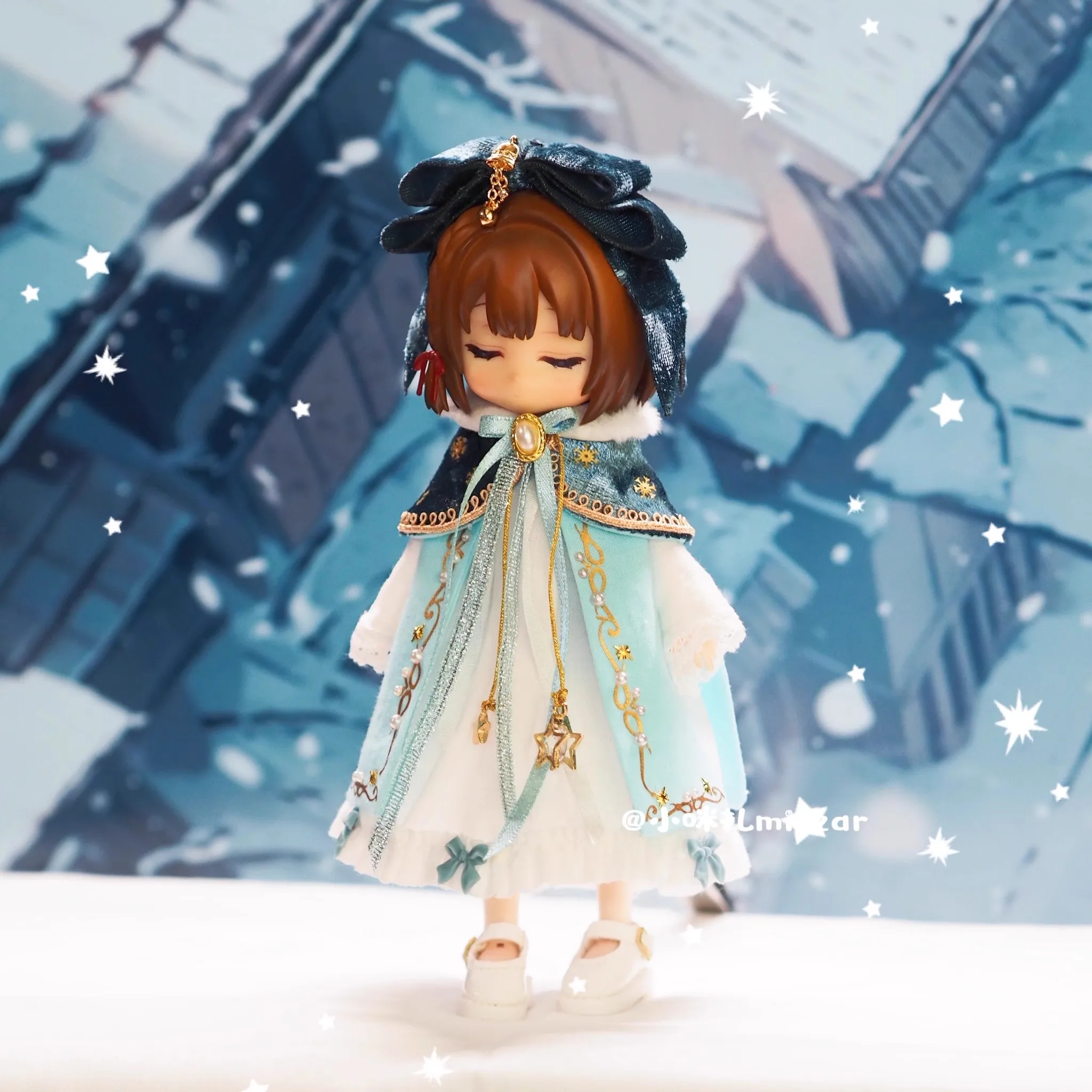 Costumi di Natale Ob11 Vestiti 1/12 Costume Bjd Gioco Anime Cosplay Prodotto fatto a mano Giocattoli Accessori