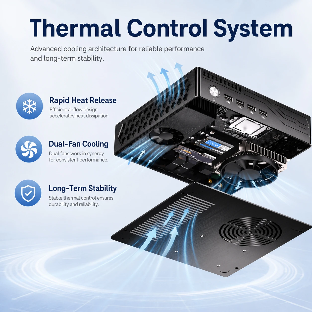 MSECORE MV9 Mini Gaming PC Intel Core i9-9900T RTX3050 6G Discrete Graphics DDR4 NVMe SSD WiFi5 BT5.0 HDMI DP 4K Office Desktop