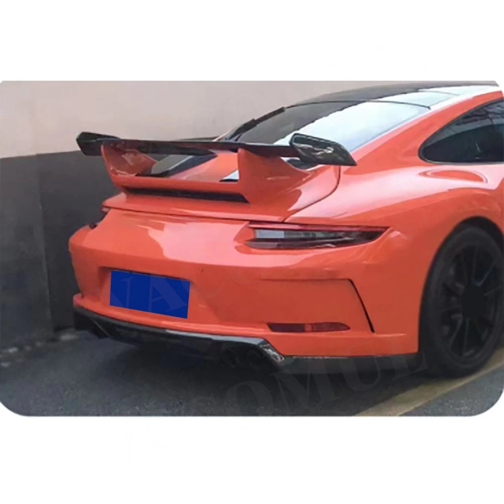 

VACOMUL Carbon Fiber Rear Spoiler Trunk Wing For Porsche 911 GT3 2015 2016 2017 2018 Rear Wing Roof Wing Car Styling FRP